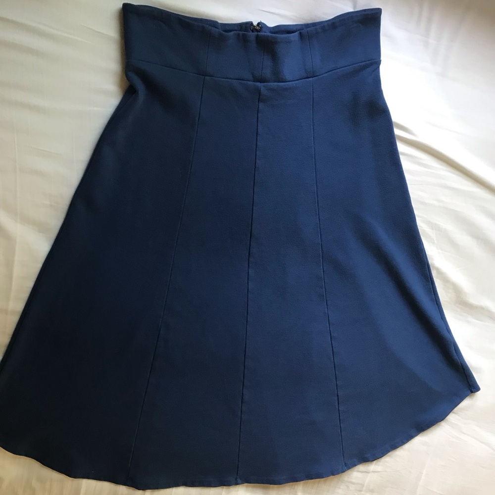 Anthropologie Maeve Size 10 Blue Midi Skirt